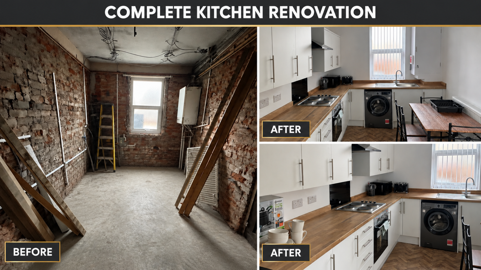 Kitchen renovation — Carpentry project