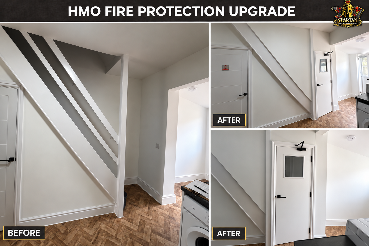 HMO FIRE PROTECTION UPGRADE — Carpentry project