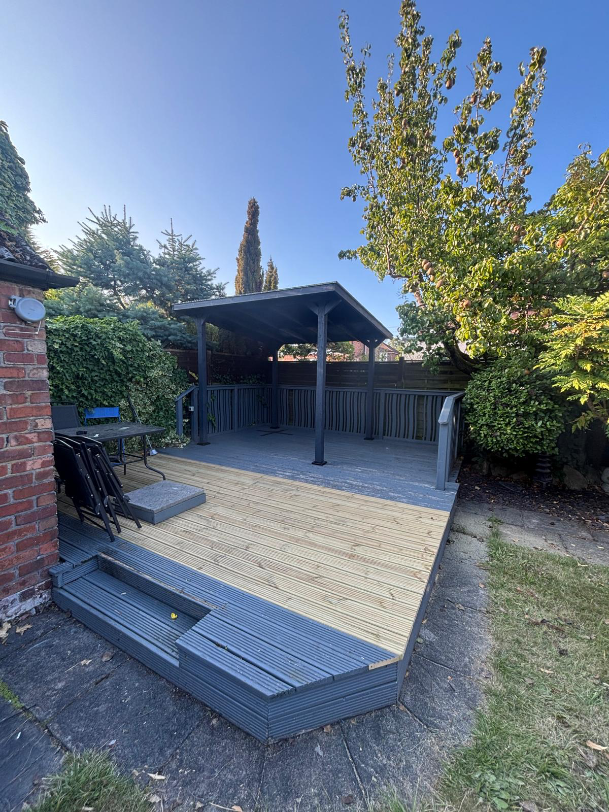 Decking Restoration & Bespoke Pergola — Carpentry project